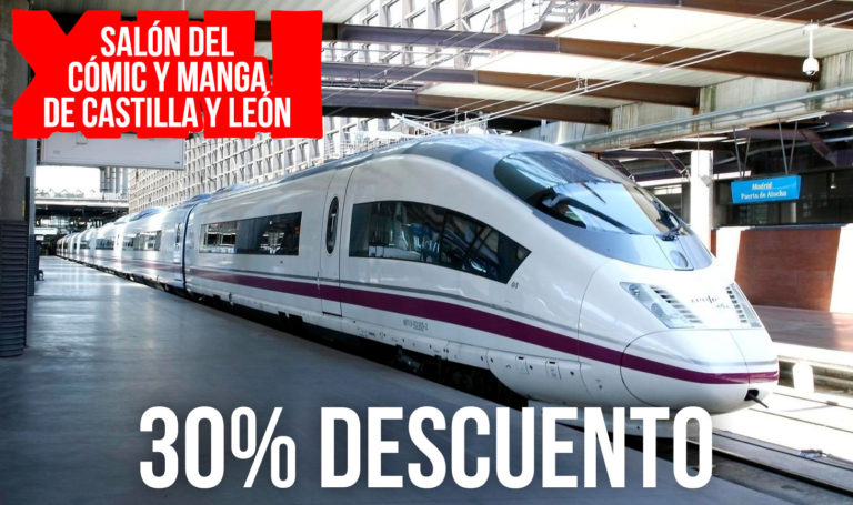 Descuentos ESPECIALES  RENFE 30% XIII del Cómic y Manga de Castilla y León