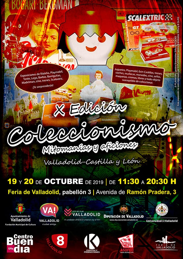 X Edición de Coleccionismo de Valladolid / Castilla y León. 19 y 20 de octubre Feria de Valladolid.